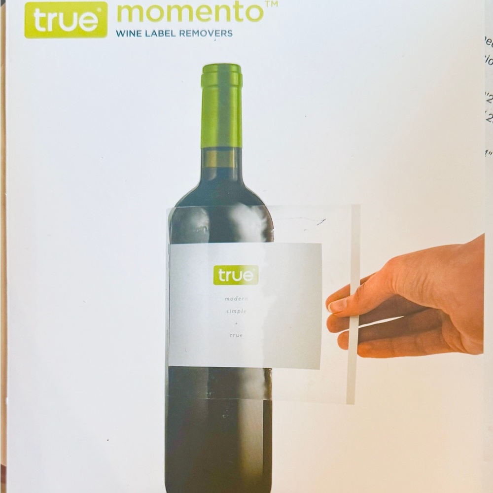 True Momento Wine Label Removers